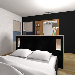 Aménagement chambre 74