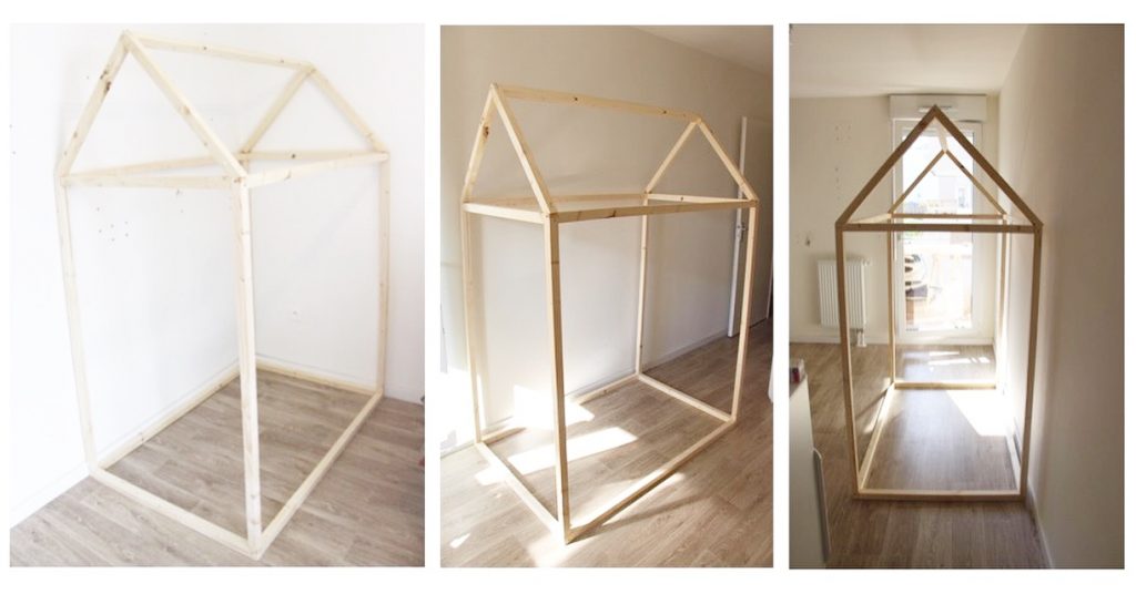 Construction lit de cabane fabriquer lit cabane API DIY