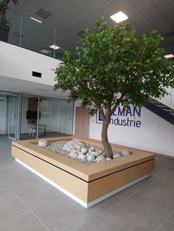 Arbre artificiel accueil showroom
